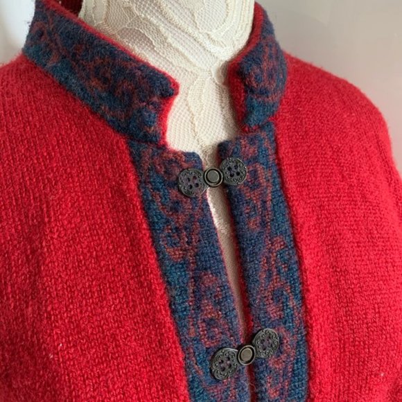 Vintage KOTARE Wool Cardigan New Zealand sz M - Picture 2 of 7
